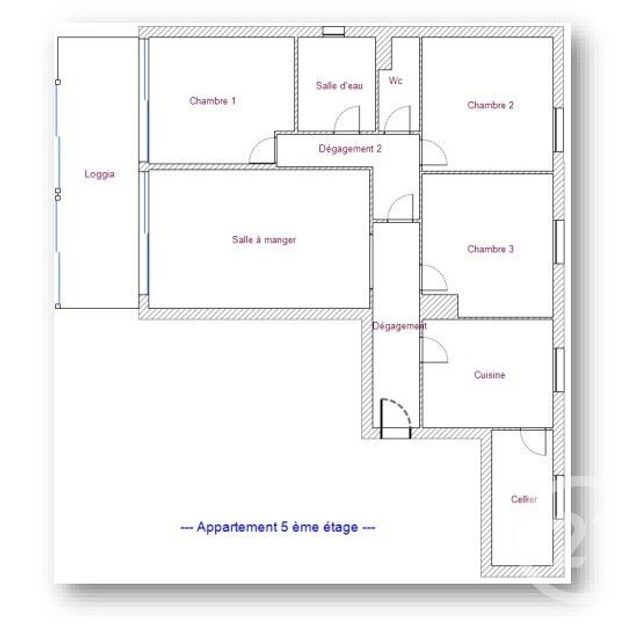 Appartement T4 &agrave; vendre - 4 pi&egrave;ces - 102,66 m2 - Montauban - 82 - MIDI-PYRENEES