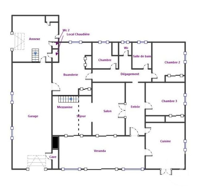 Maison &agrave; vendre - 5 pi&egrave;ces - 160 m2 - Montauban - 82 - MIDI-PYRENEES
