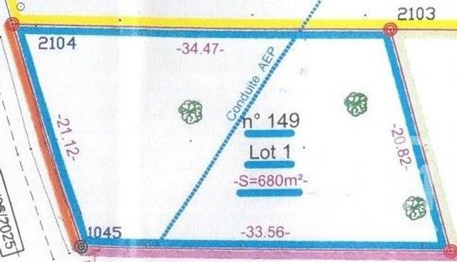 Terrain &agrave; vendre - 680 m2 - Negrepelisse - 82 - MIDI-PYRENEES