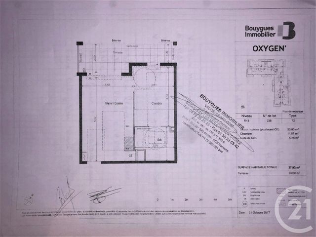 Appartement T2 &agrave; louer - 2 pi&egrave;ces - 37,92 m2 - Marseille - 13010 - PROVENCE-ALPES-COTE-D-AZUR