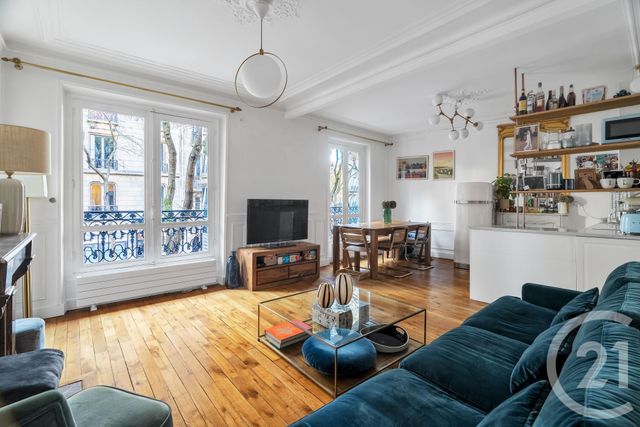 Appartement &agrave; vendre - 4 pi&egrave;ces - 62 m2 - Paris - 75018 - ILE-DE-FRANCE