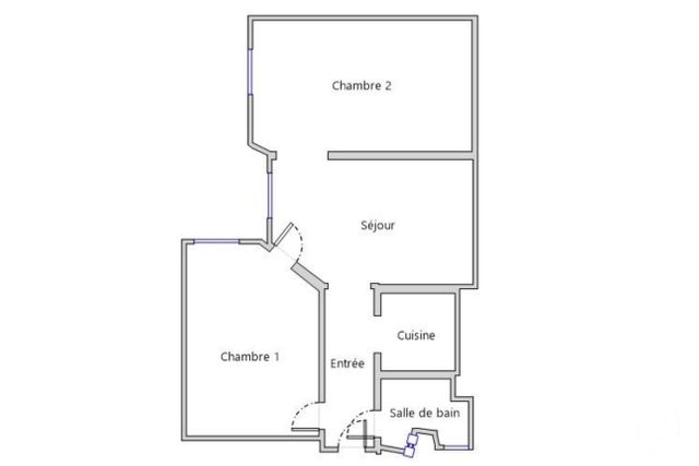 Appartement 3 pièces &agrave; vendre - 3 pi&egrave;ces - 50,20 m2 - Paris - 75018 - ILE-DE-FRANCE