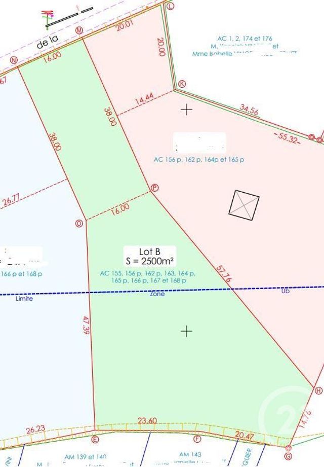 Terrain &agrave; vendre - 2487 m2 - Bonneuil En Valois - 60 - PICARDIE